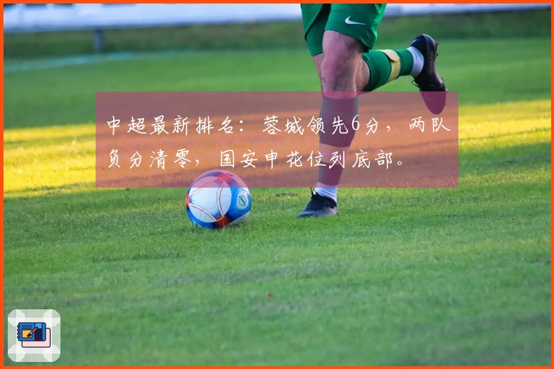 中超最新排名：蓉城领先6分，两队负分清零，国安申花位列底部。