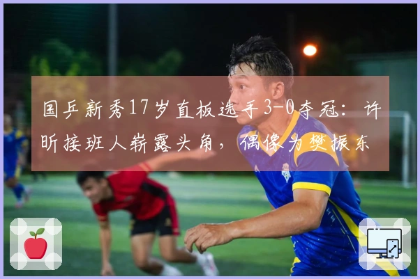 国乒新秀17岁直板选手3-0夺冠：许昕接班人崭露头角，偶像为樊振东