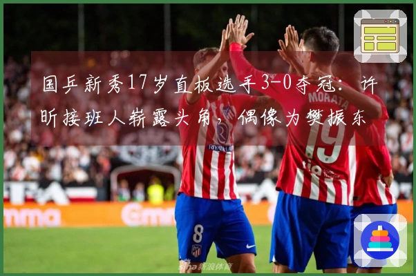 国乒新秀17岁直板选手3-0夺冠：许昕接班人崭露头角，偶像为樊振东